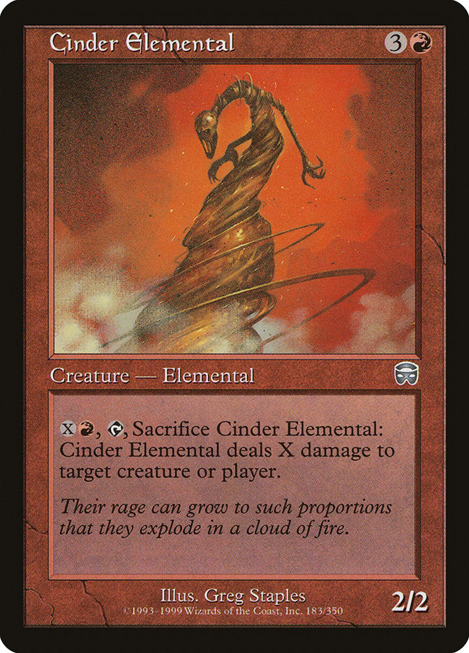 Cinder Elemental [Mercadian Masques] | Shuffle n Cut Hobbies & Games