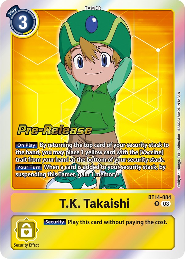 T.K. Takaishi [BT14-084] [Blast Ace Pre-Release Cards] | Shuffle n Cut Hobbies & Games