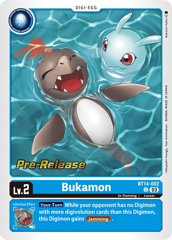 Bukamon [BT14-002] [Blast Ace Pre-Release Cards] | Shuffle n Cut Hobbies & Games