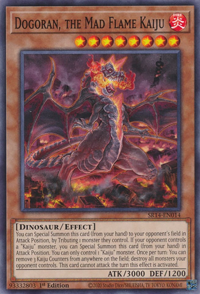 Dogoran, the Mad Flame Kaiju [SR14-EN014] Common | Shuffle n Cut Hobbies & Games