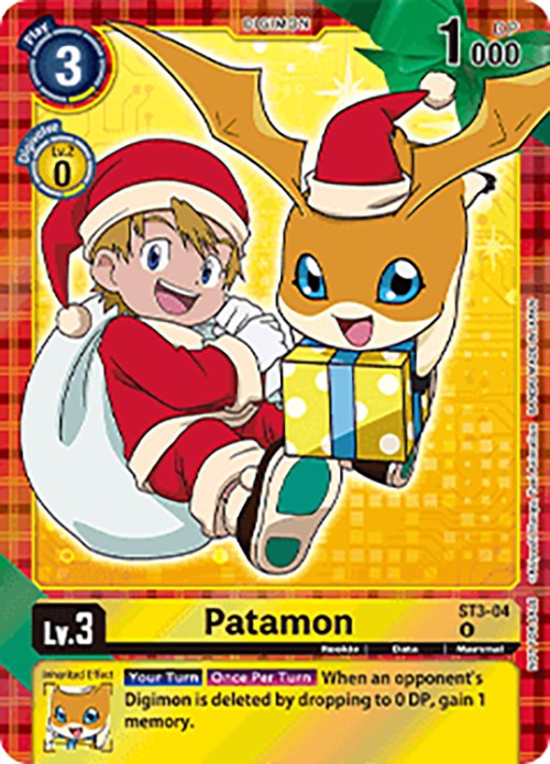 Patamon [ST3-04] (Winter Holiday 2023) [Starter Deck: Heaven's Yellow] | Shuffle n Cut Hobbies & Games