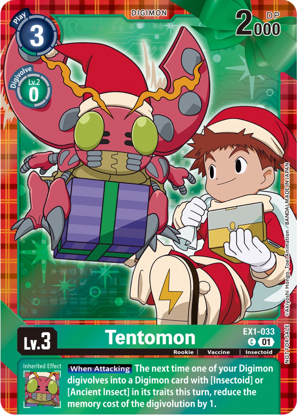 Tentomon [EX1-033] (Winter Holiday 2023) [Classic Collection] | Shuffle n Cut Hobbies & Games