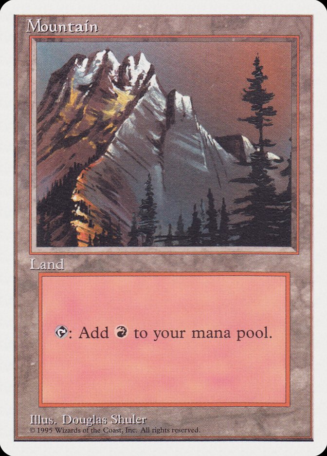 Mountain (Red Sky in the Top Right) [Rivals Quick Start Set] | Shuffle n Cut Hobbies & Games