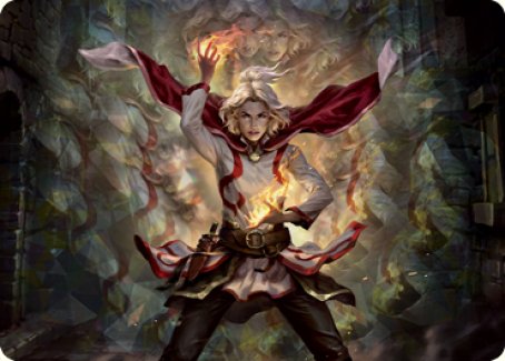 Delina, Wild Mage Art Card [Dungeons & Dragons: Adventures in the Forgotten Realms Art Series] | Shuffle n Cut Hobbies & Games