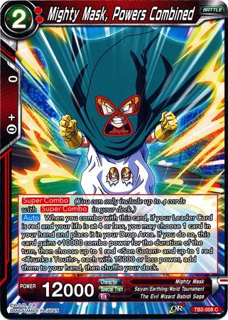 Mighty Mask, Powers Combined [TB2-008] | Shuffle n Cut Hobbies & Games