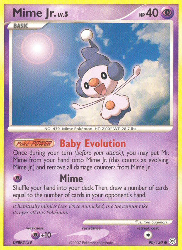 Mime Jr. (90/130) [Diamond & Pearl: Base Set] | Shuffle n Cut Hobbies & Games