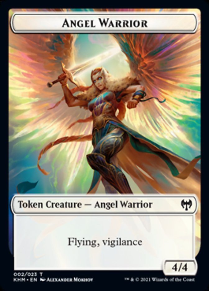 Angel Warrior Token [Kaldheim Tokens] | Shuffle n Cut Hobbies & Games