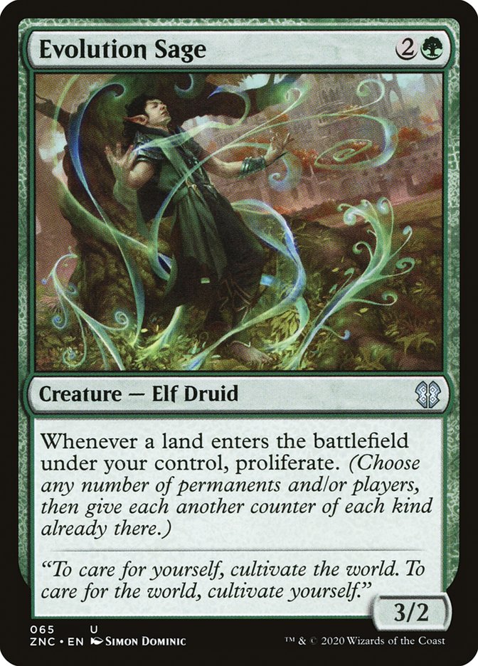 Evolution Sage [Zendikar Rising Commander] | Shuffle n Cut Hobbies & Games