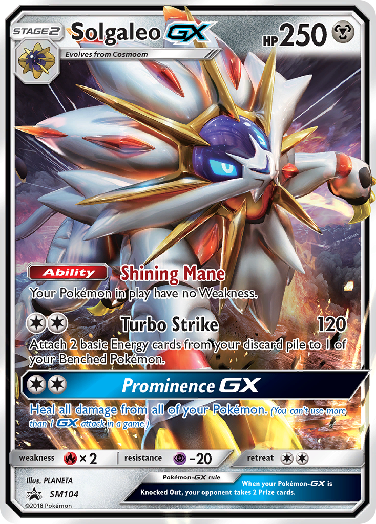 Solgaleo GX (SM104) [Sun & Moon: Black Star Promos] | Shuffle n Cut Hobbies & Games