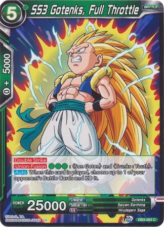 SS3 Gotenks, Full Throttle [DB3-063] | Shuffle n Cut Hobbies & Games