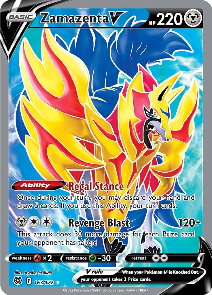 Zamazenta V (163/172) [Sword & Shield: Brilliant Stars] | Shuffle n Cut Hobbies & Games