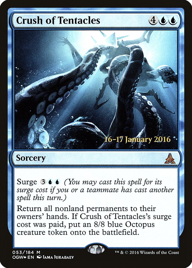 Crush of Tentacles [Oath of the Gatewatch Prerelease Promos] | Shuffle n Cut Hobbies & Games