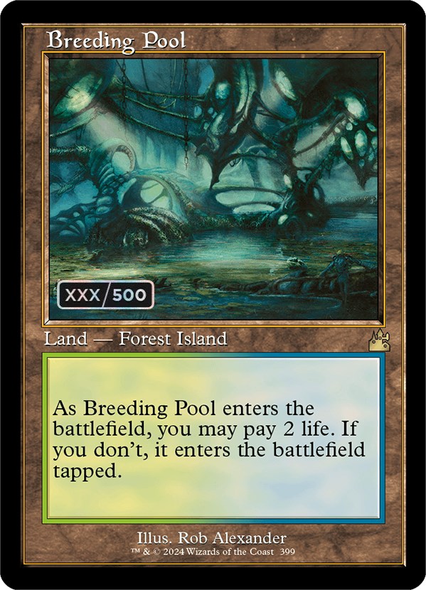 Breeding Pool (Retro) (Serialized) [Ravnica Remastered] | Shuffle n Cut Hobbies & Games