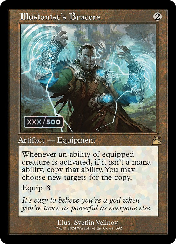 Illusionist's Bracers (Retro) (Serialized) [Ravnica Remastered] | Shuffle n Cut Hobbies & Games