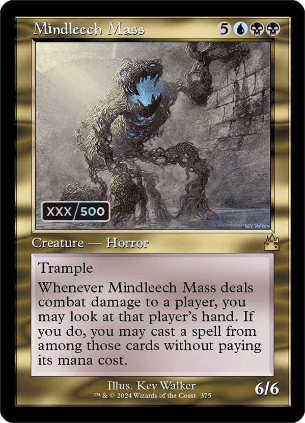 Mindleech Mass (Retro) (Serialized) [Ravnica Remastered] | Shuffle n Cut Hobbies & Games