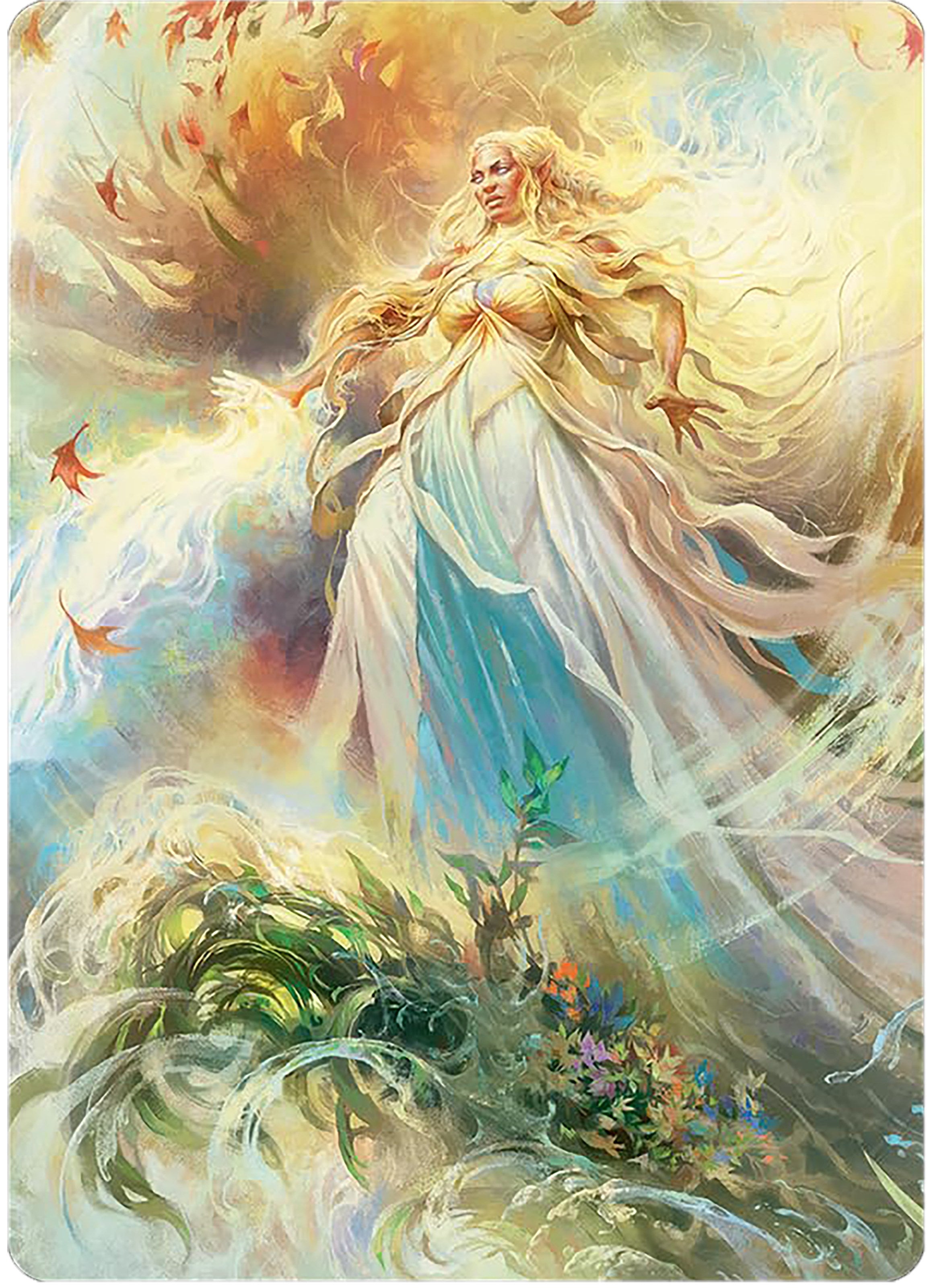 Galadriel, Light of Valinor Art Card [The Lord of the Rings: Tales of Middle-earth Art Series] | Shuffle n Cut Hobbies & Games