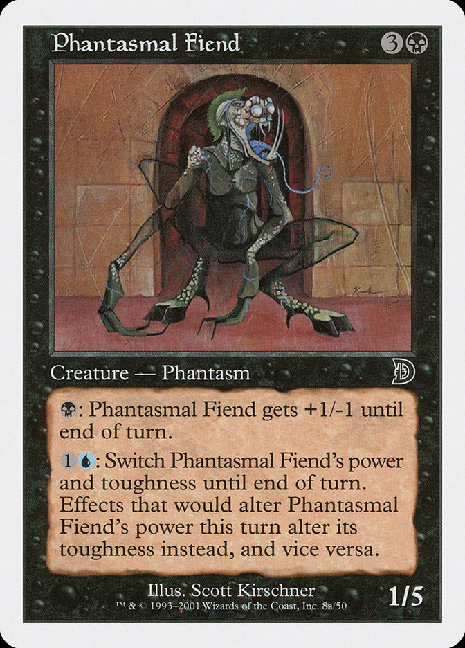 Phantasmal Fiend (Standing) [Deckmasters] | Shuffle n Cut Hobbies & Games