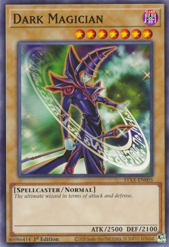 Dark Magician [STAX-EN005] Common | Shuffle n Cut Hobbies & Games