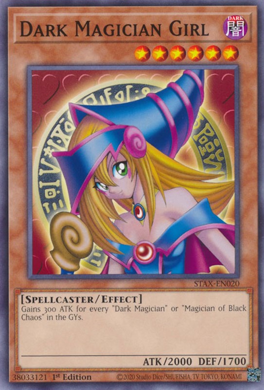 Dark Magician Girl [STAX-EN020] Common | Shuffle n Cut Hobbies & Games