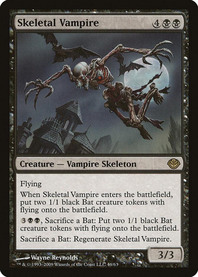 Skeletal Vampire [Duel Decks: Garruk vs. Liliana] | Shuffle n Cut Hobbies & Games