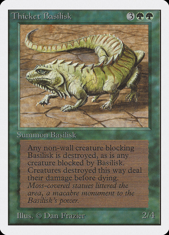 Thicket Basilisk [Unlimited Edition] | Shuffle n Cut Hobbies & Games