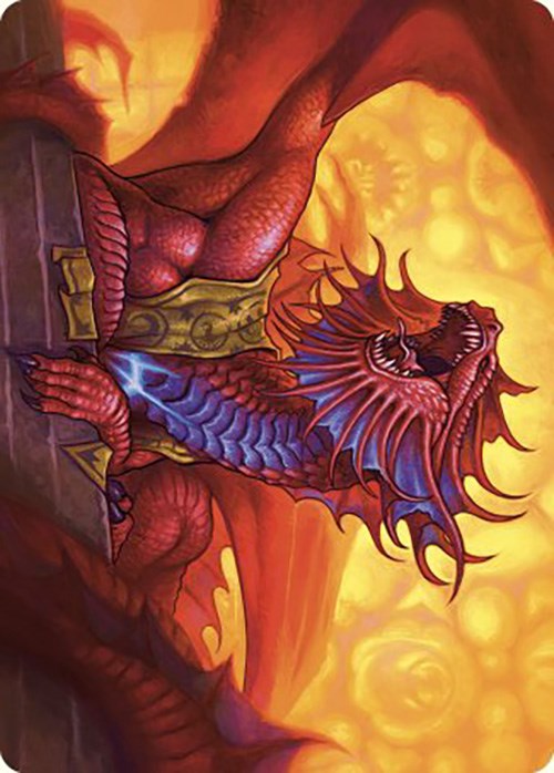 Niv-Mizzet, Guildpact Art Card (44/49) [Murders at Karlov Manor Art Series] | Shuffle n Cut Hobbies & Games