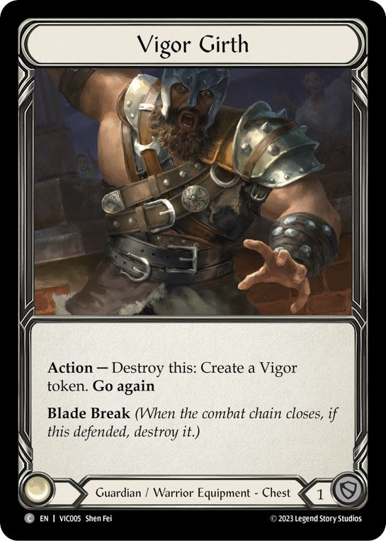 Vigor Girth [VIC005] (Heavy Hitters Victor Blitz Deck) | Shuffle n Cut Hobbies & Games