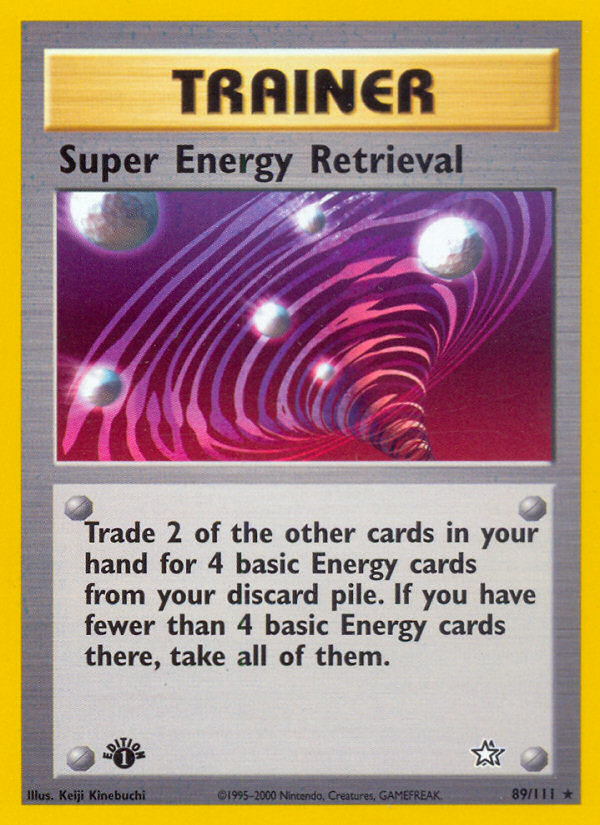 Super Energy Retrieval (89/111) [Neo Genesis 1st Edition] | Shuffle n Cut Hobbies & Games