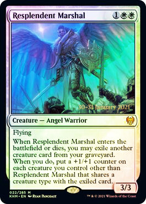 Resplendent Marshal [Kaldheim Prerelease Promos] | Shuffle n Cut Hobbies & Games