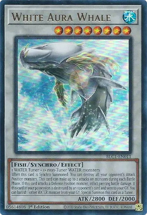 White Aura Whale [BLC1-EN011] Ultra Rare | Shuffle n Cut Hobbies & Games