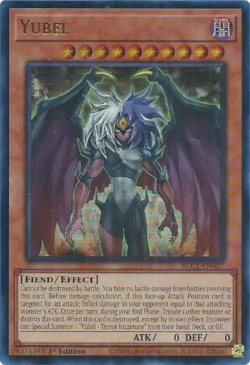 Yubel [BLC1-EN027] Ultra Rare | Shuffle n Cut Hobbies & Games