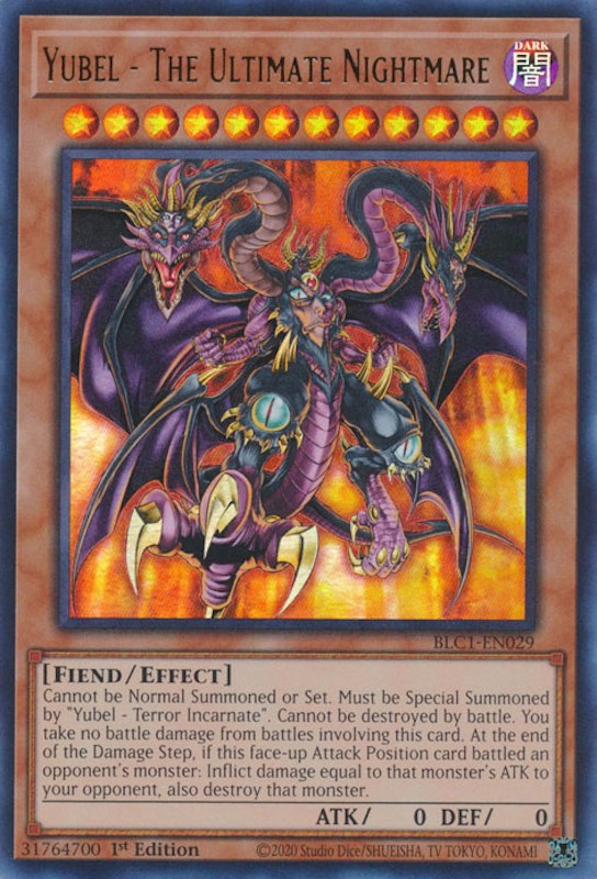 Yubel - The Ultimate Nightmare [BLC1-EN029] Ultra Rare | Shuffle n Cut Hobbies & Games