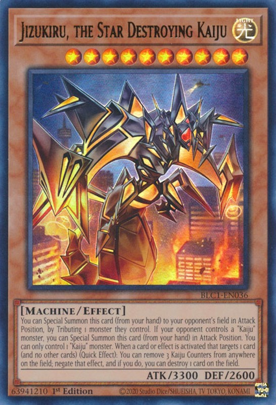 Jizukiru, the Star Destroying Kaiju [BLC1-EN036] Ultra Rare | Shuffle n Cut Hobbies & Games