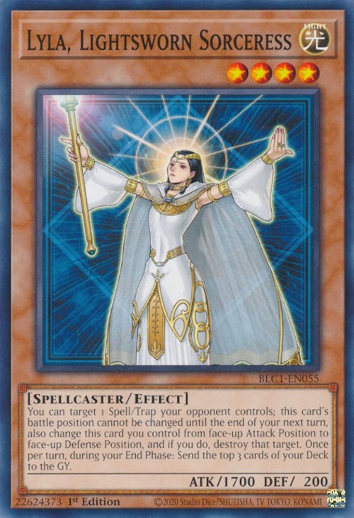 Lyla, Lightsworn Sorceress [BLC1-EN055] Common | Shuffle n Cut Hobbies & Games