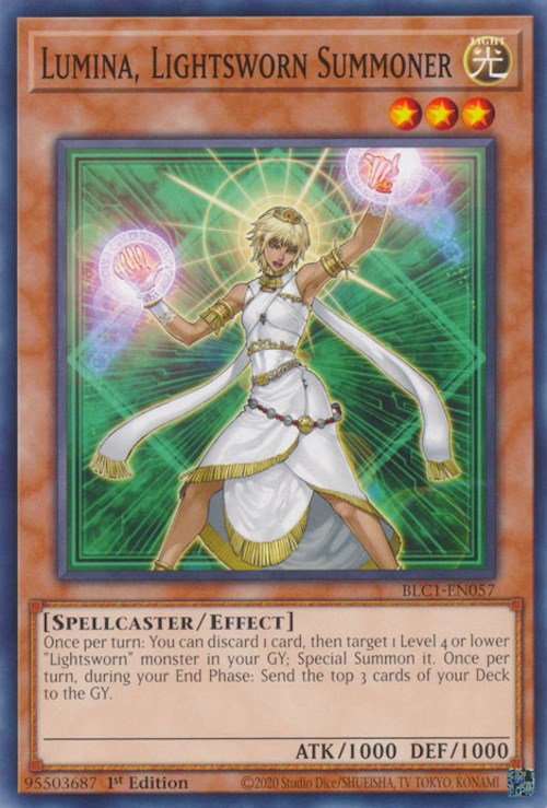 Lumina, Lightsworn Summoner [BLC1-EN057] Common | Shuffle n Cut Hobbies & Games