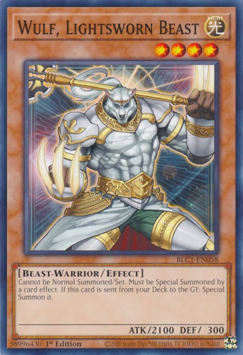 Wulf, Lightsworn Beast [BLC1-EN058] Common | Shuffle n Cut Hobbies & Games