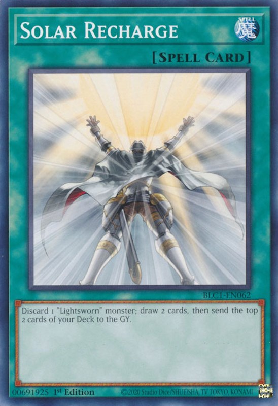 Solar Recharge [BLC1-EN062] Common | Shuffle n Cut Hobbies & Games