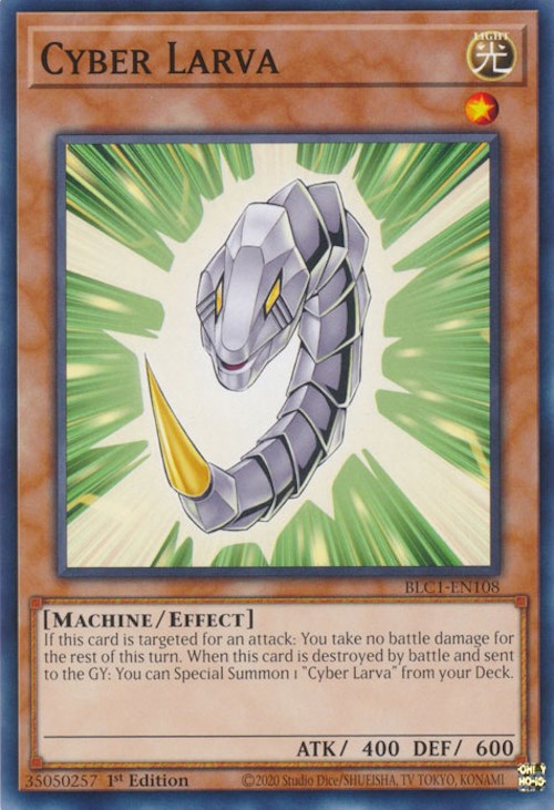 Cyber Larva [BLC1-EN108] Common | Shuffle n Cut Hobbies & Games