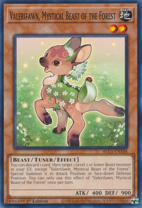 Valerifawn, Mystical Beast of the Forest [BLC1-EN148] Common | Shuffle n Cut Hobbies & Games