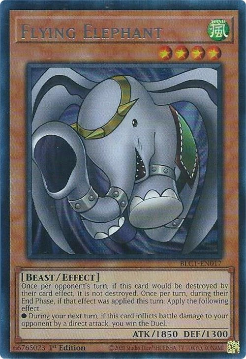 Flying Elephant (Silver) [BLC1-EN017] Ultra Rare | Shuffle n Cut Hobbies & Games