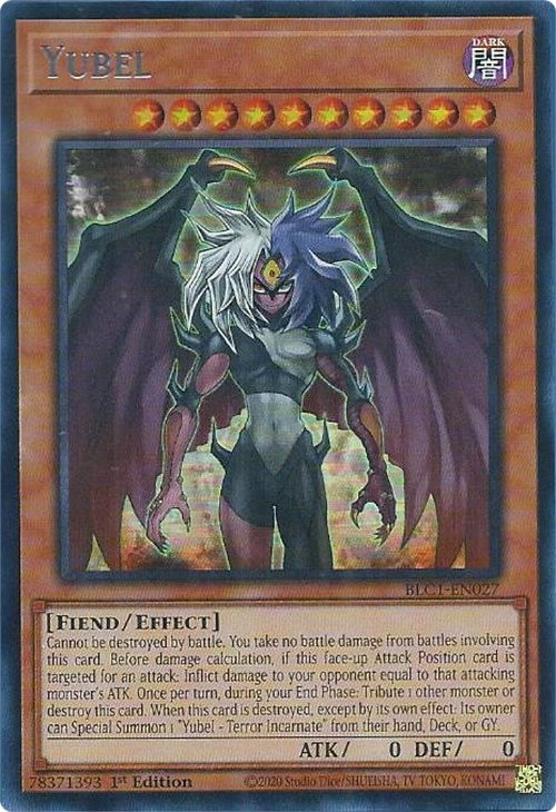 Yubel (Silver) [BLC1-EN027] Ultra Rare | Shuffle n Cut Hobbies & Games