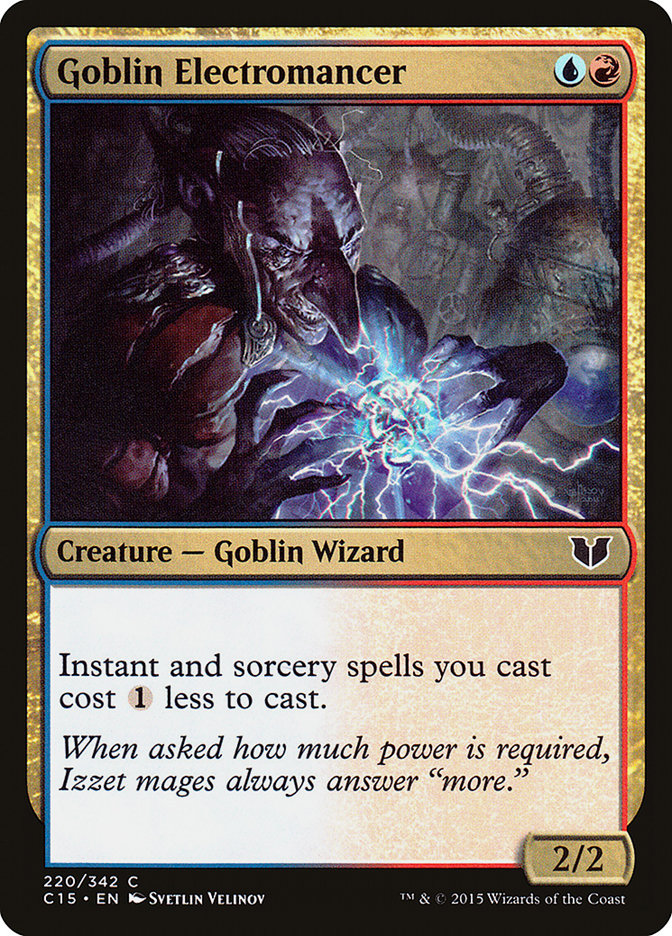 Goblin Electromancer [Commander 2015] | Shuffle n Cut Hobbies & Games