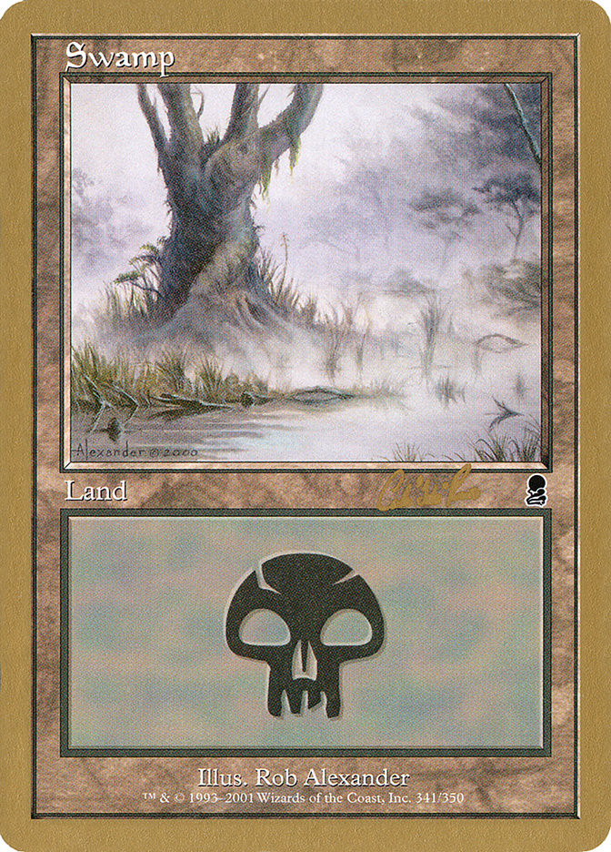 Swamp (cr341) (Carlos Romao) [World Championship Decks 2002] | Shuffle n Cut Hobbies & Games