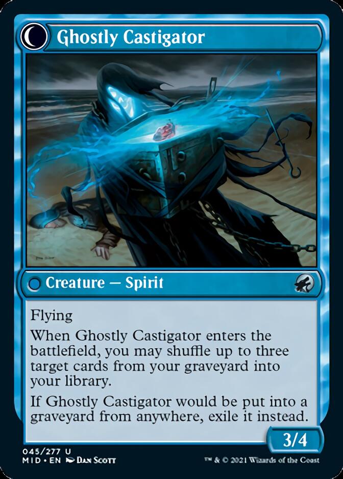 Covetous Castaway // Ghostly Castigator [Innistrad: Midnight Hunt] | Shuffle n Cut Hobbies & Games