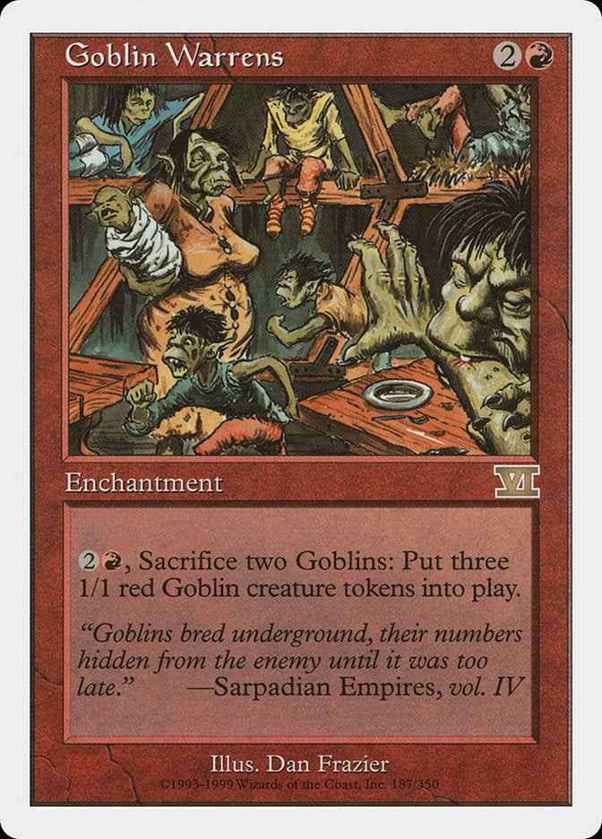 Goblin Warrens [Classic Sixth Edition] | Shuffle n Cut Hobbies & Games