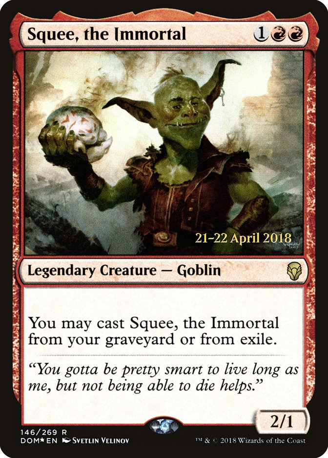 Squee, the Immortal [Dominaria Prerelease Promos] | Shuffle n Cut Hobbies & Games