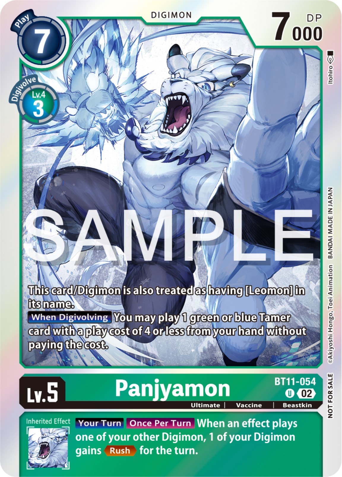 Panjyamon [BT11-054] (Event Pack 6) [Dimensional Phase Promos] | Shuffle n Cut Hobbies & Games