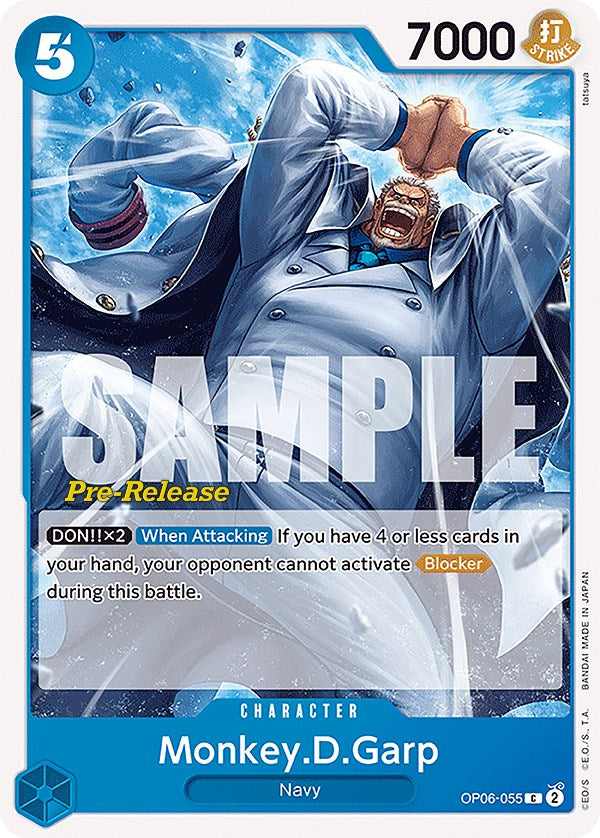 Monkey.D.Garp [Wings of the Captain Pre-Release Cards] | Shuffle n Cut Hobbies & Games