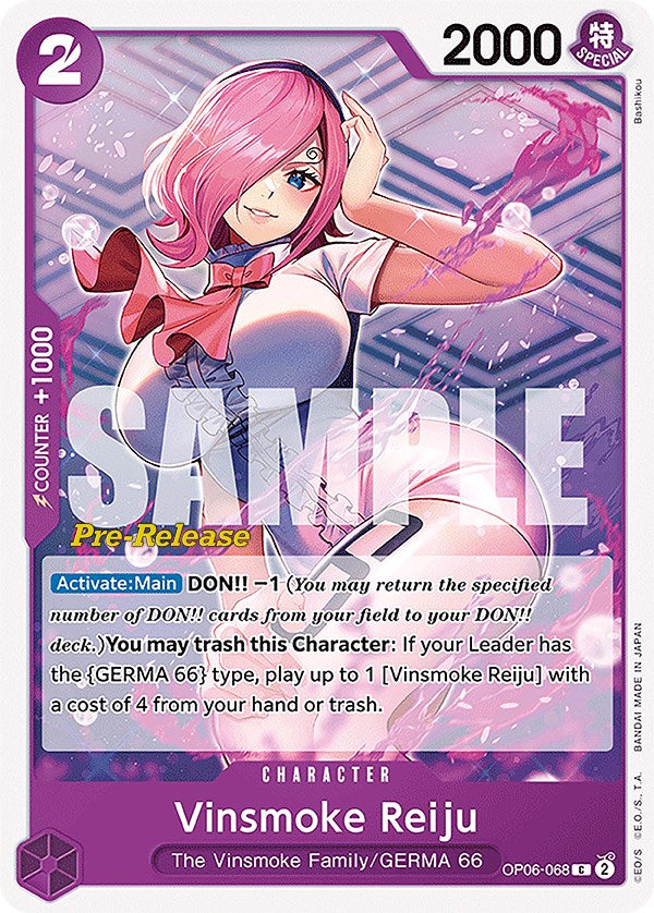 Vinsmoke Reiju [Wings of the Captain Pre-Release Cards] | Shuffle n Cut Hobbies & Games