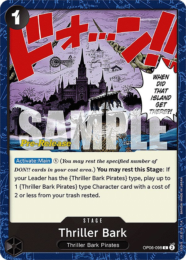 Thriller Bark [Wings of the Captain Pre-Release Cards] | Shuffle n Cut Hobbies & Games